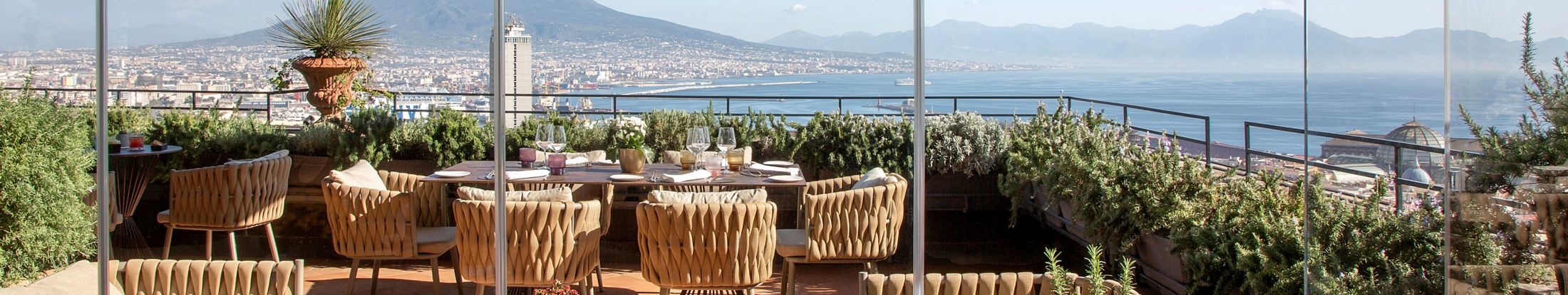 Terrazza panoramica dell’Art Hotel San Francesco al Monte